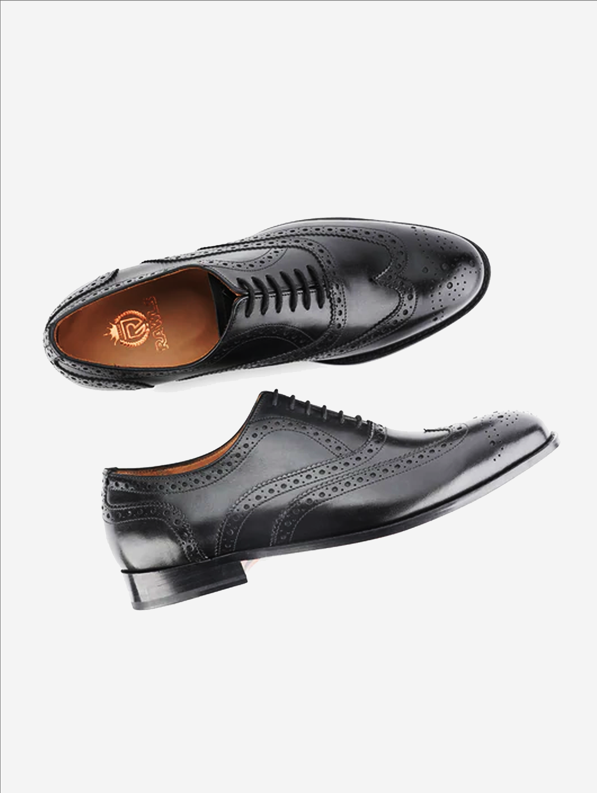 Leather Shoes Men’s | Oxford Black Shoes | Rawls Luxure 6 | 7