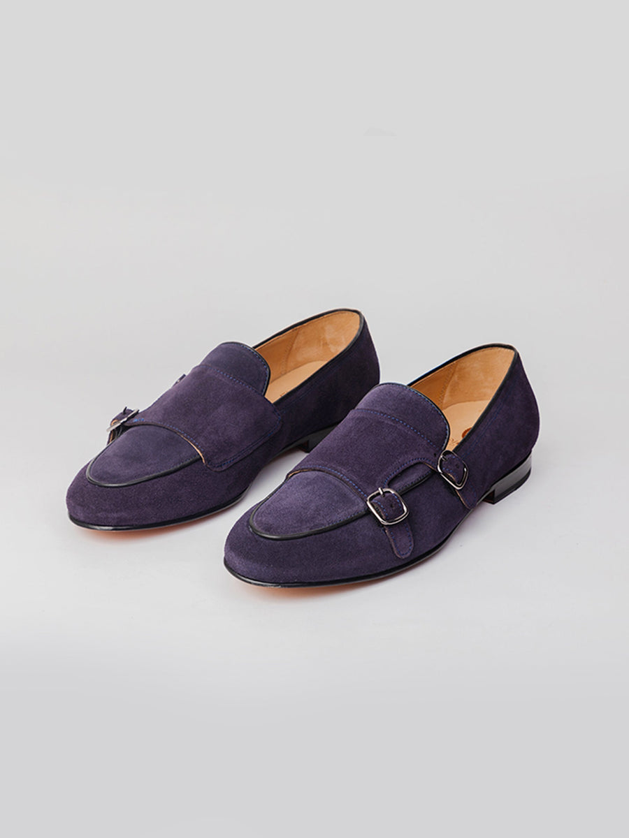 Doublely  Loafer - Navy Suede