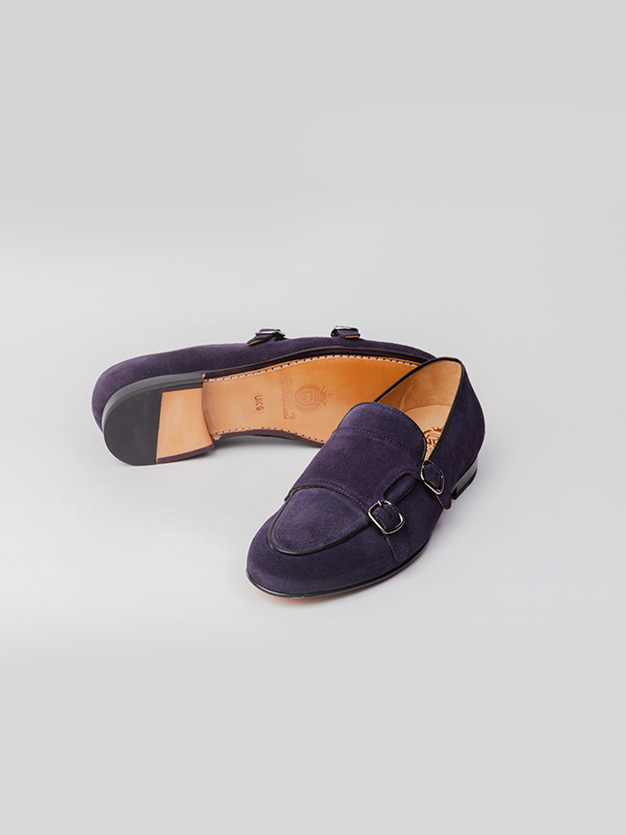 Doublely  Loafer - Navy Suede
