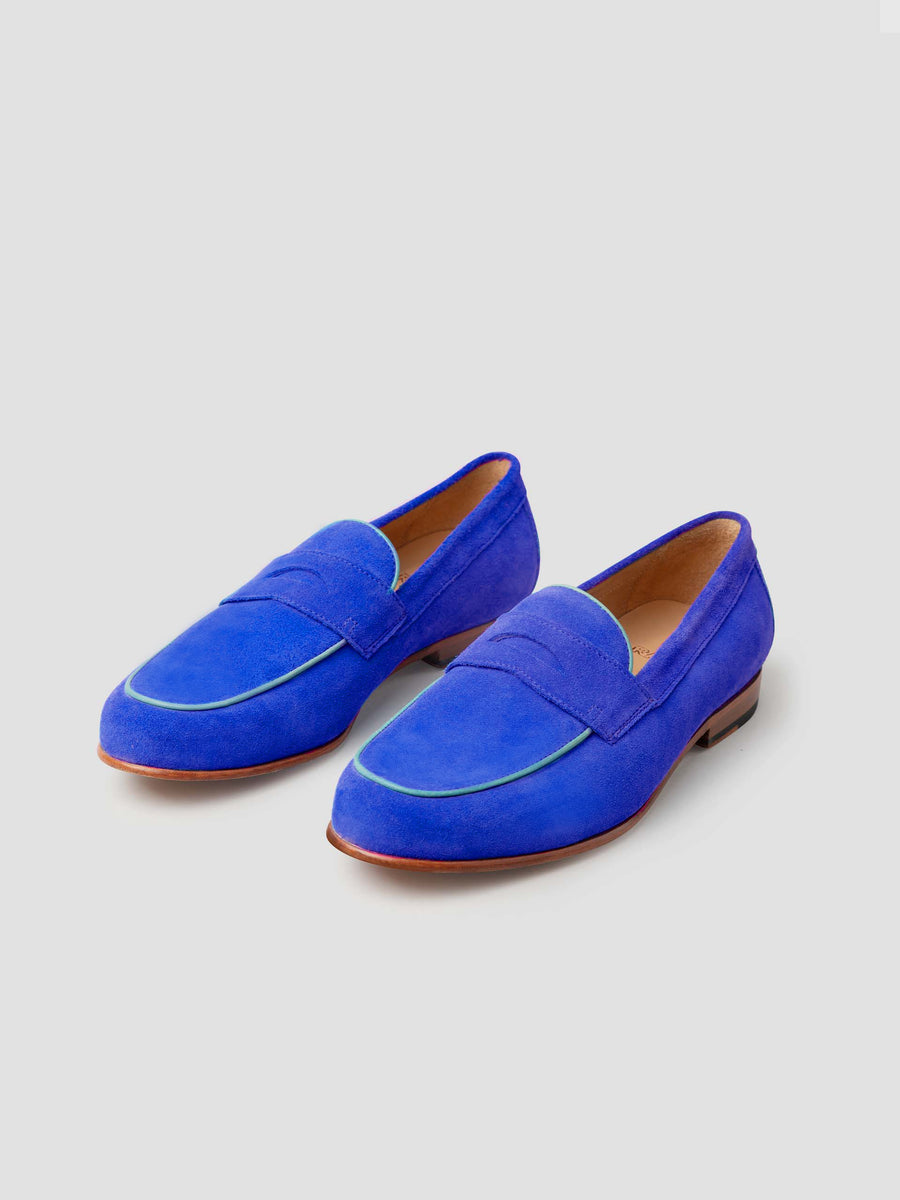 Charles Loafer - Sapphire Suede