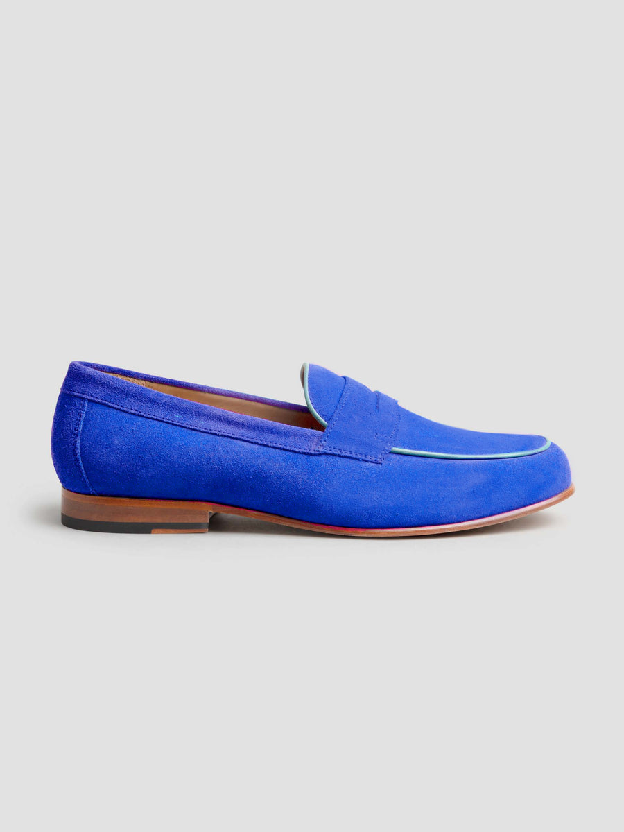 Charles Loafer - Sapphire Suede