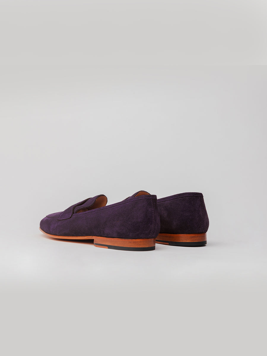 San Penny Loafer - Navy Suede