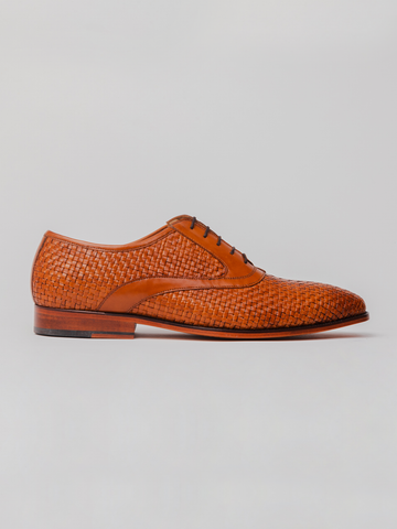 Bennett Woven Oxford - Tan shoes