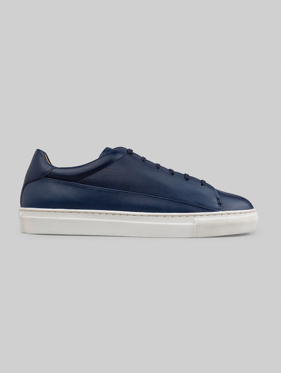 Rawls Men Navy Synthetic Leather Sneakers