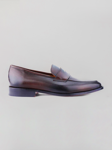 Lamar Penny Loafer - Brown loafer shoes