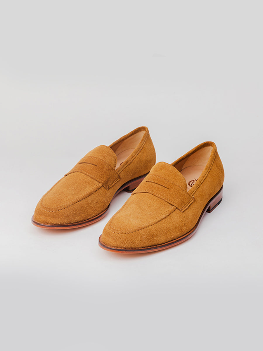Balaclava -Loafer - Camel-Suede -loafer- shoes
