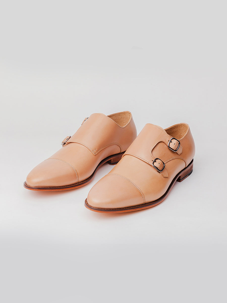Ankers -Double- Monks - Nude- shoes 