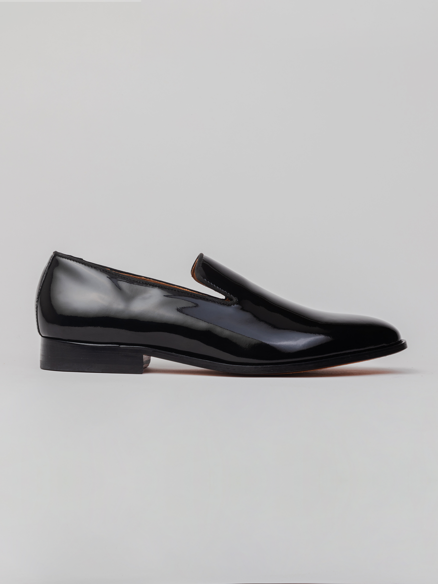 Murano Loafer - Patent Black loafer shoes