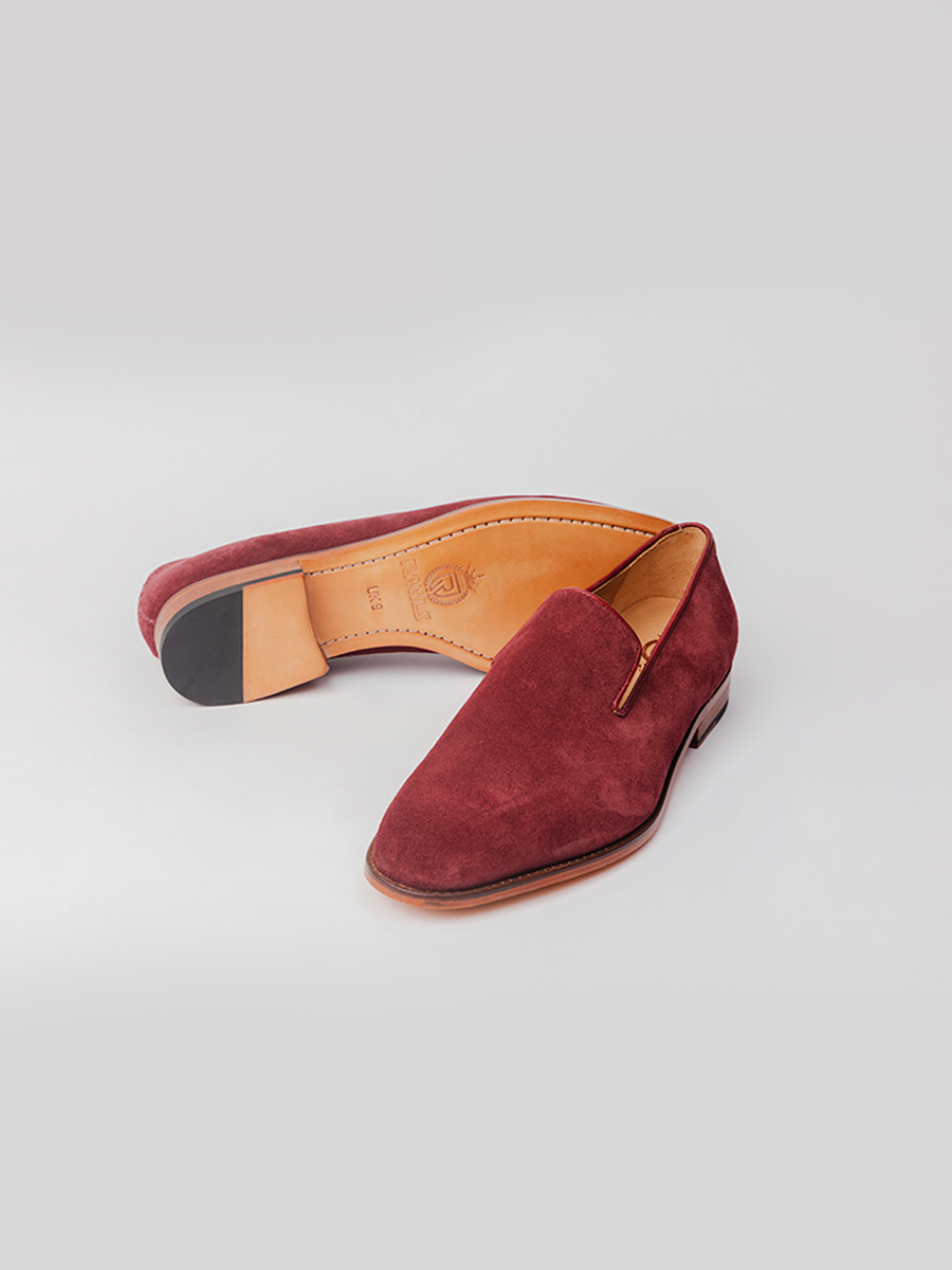 Murano Loafer Burgundy Suede