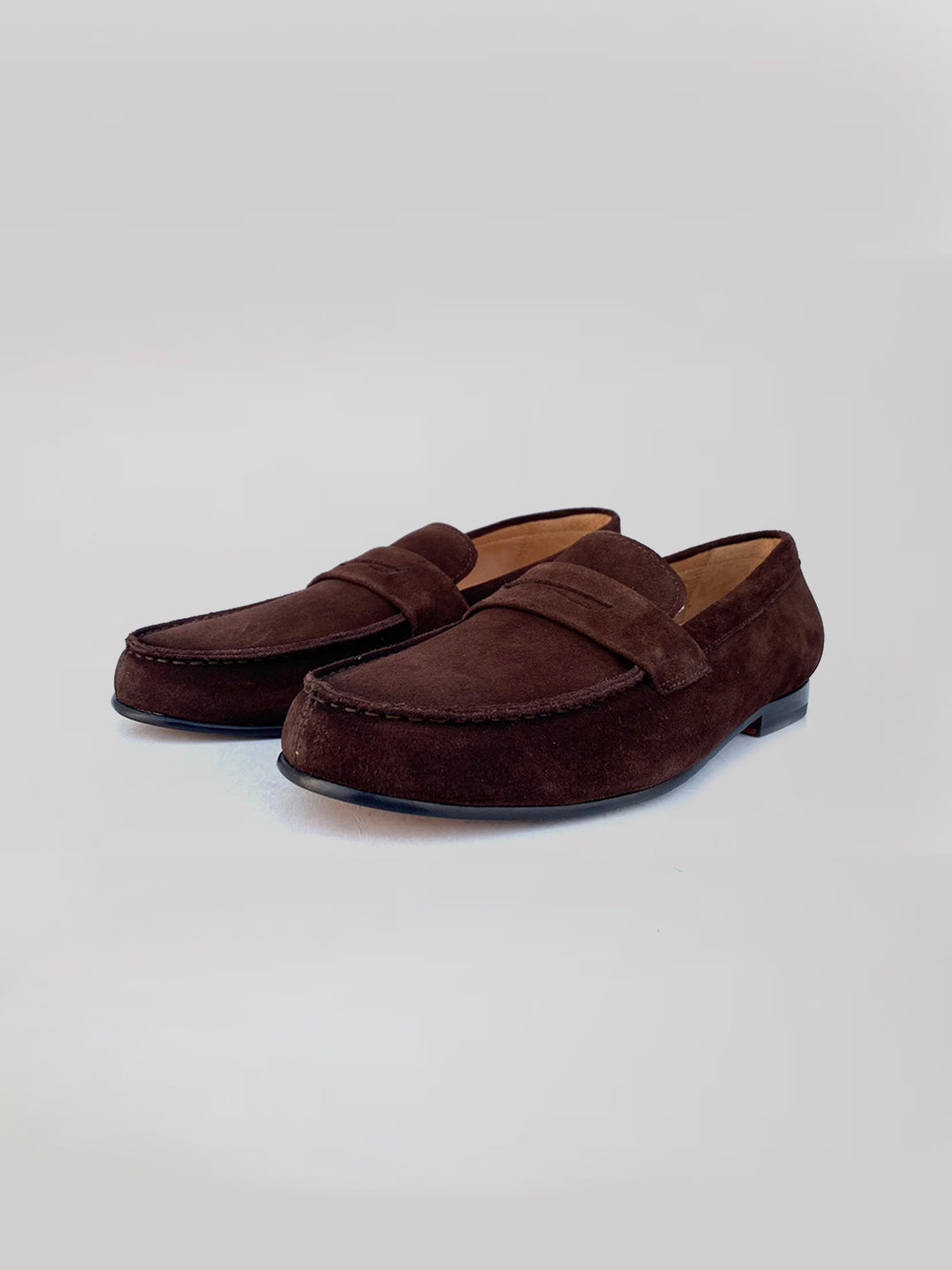 Buy Alfons Loafer - Dark Brown Suede Shoes for Men Online | Rawls Luxure