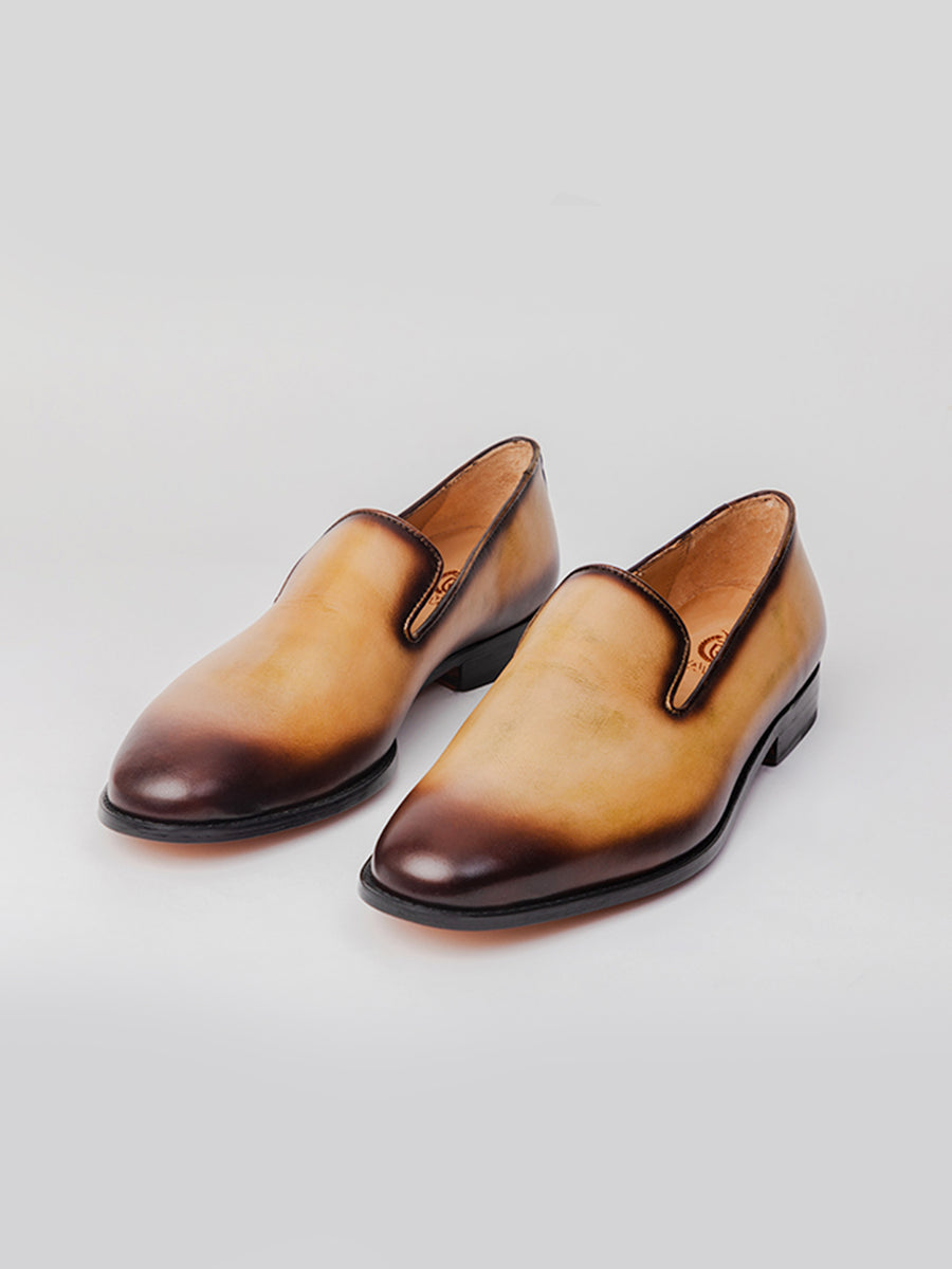 The Murano Mustard Loafer - Patina loafer shoes