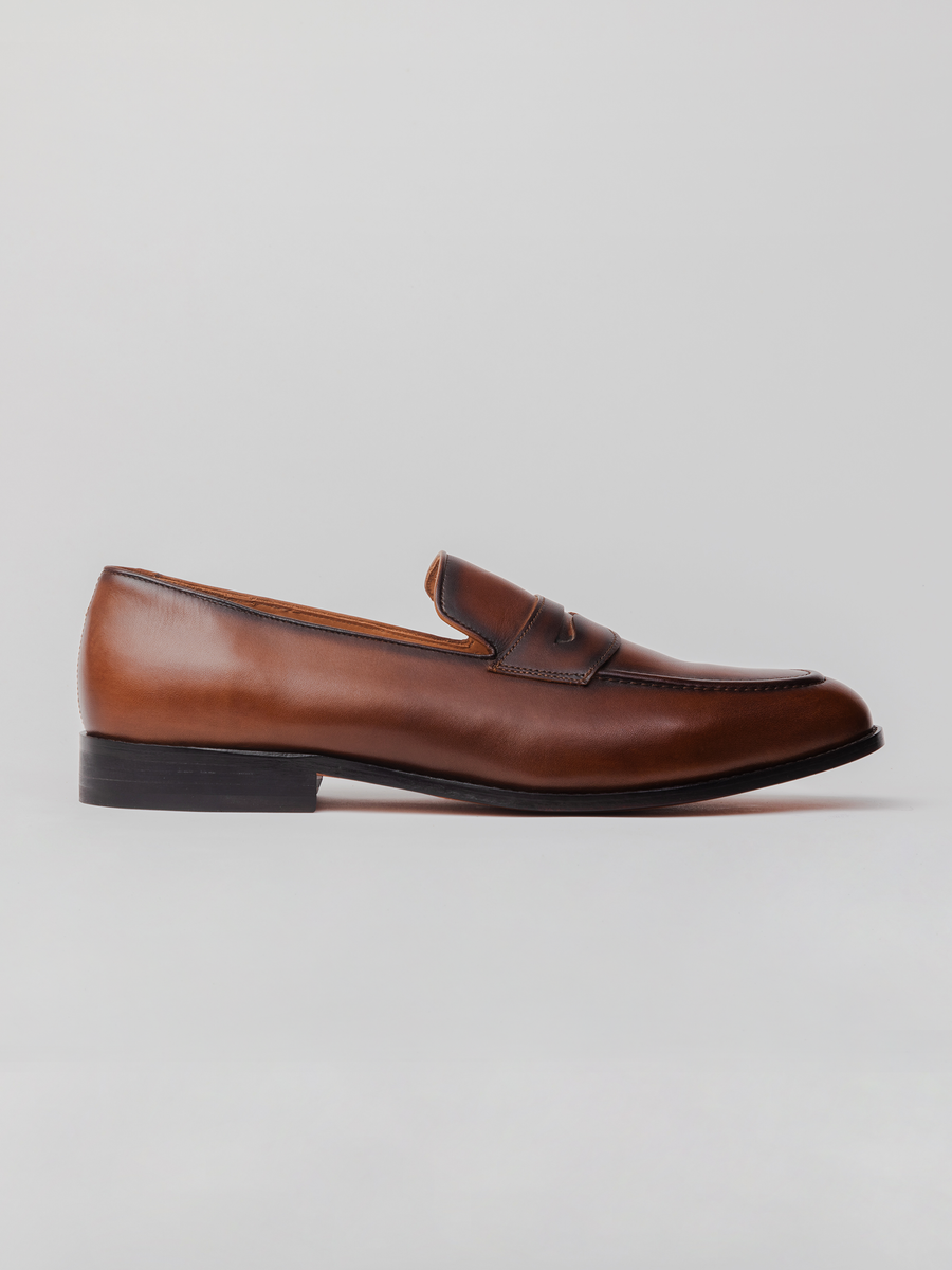 Krons Loafer - Coffee Patina