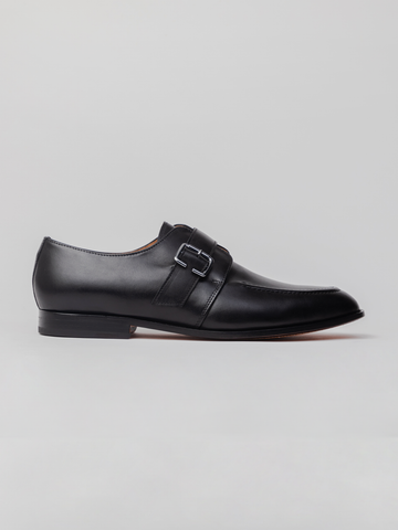 Audric Single Monks - Black  shoes