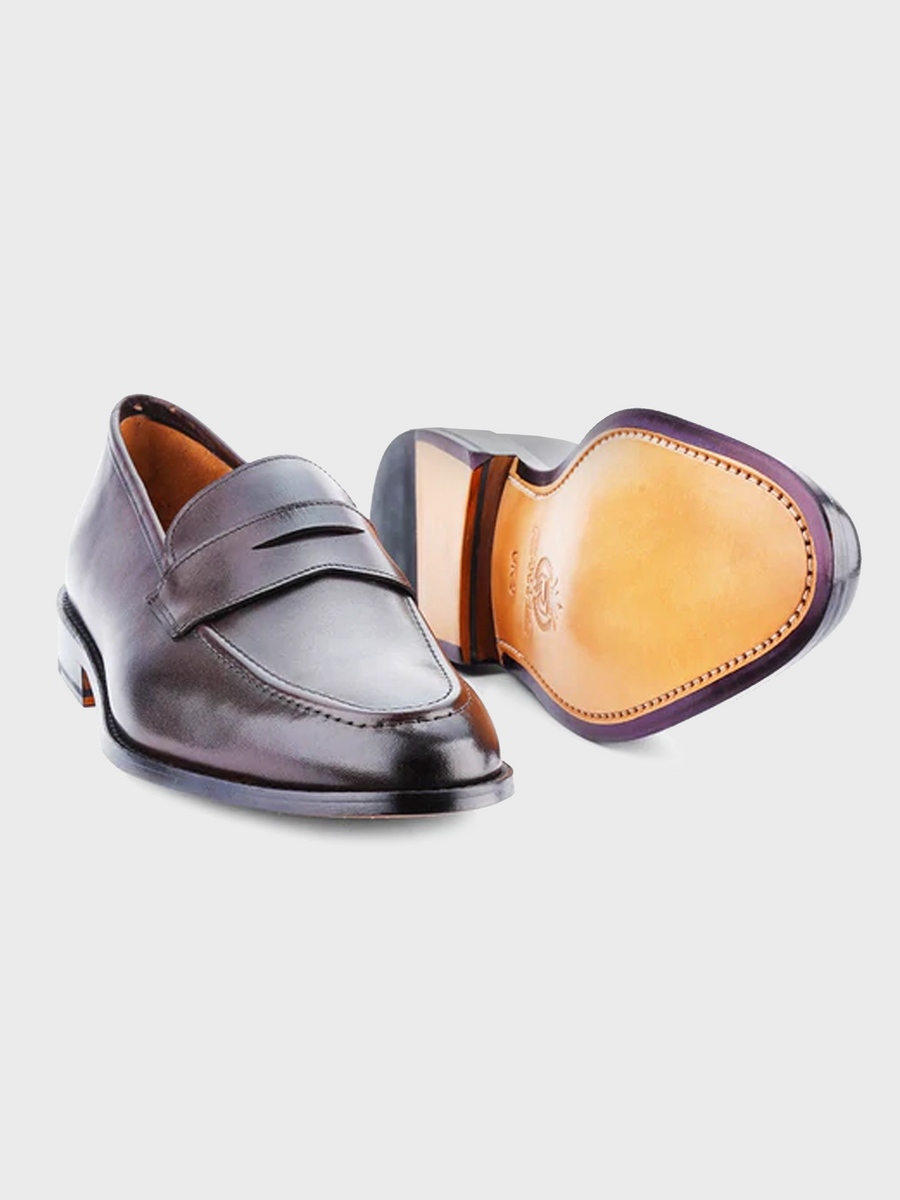 Lamar Penny Loafer Coffee Brown