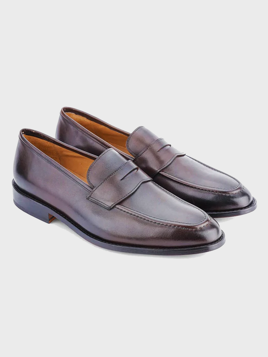 Lamar Penny Loafer - Coffee Brown